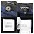 Timeless Pantaloni Chanel con strisce metalliche, zip e spacco Nero Blu Blu navy - vista 10