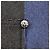 Timeless Pantaloni Chanel con strisce metalliche, zip e spacco Nero Blu Blu navy - vista 12
