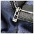 Timeless Pantaloni Chanel con strisce metalliche, zip e spacco Nero Blu Blu navy - vista 5