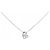 Autre Marque Collana Cuore di Diamanti PT900 PT850 Argento