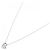 Autre Marque Collana Cuore di Diamanti PT900 PT850 Argento - vista 2