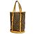 Borsa Tote Monogram Bucket GM di Louis Vuitton Marrone