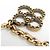 Portachiavi Bijou Sac Tapage Louis Vuitton Argento D'oro - vista 7