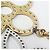 Portachiavi Bijou Sac Tapage Louis Vuitton Argento D'oro - vista 9