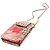 Pouch per telefono Vara Salvatore Ferragamo JP-22 0381 Rosa Rosso Bianco sporco - vista 3