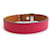 Hermès Hermes Mini Dog Leather Metal Bracelet Silvery  - view 3