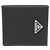 Prada Saffiano Tessuto Bi-Fold Wallet in Black