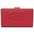 Portafoglio lungo da donna Chanel Coco Mark Rosso
