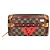 Zippy Geldbörse Damier Trompe-L'Oeil Louis Vuitton M63490 Braun Rot