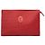 Clutch in tela rossa Saint Laurent Rosso