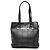 Borsa in Caviar Nero Chanel Choco Bar
