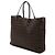 Fendi Braune Zucchino Canvas Tote Dunkelbraun - Ansicht 2