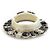 Spilla in metallo Coco Mark di CHANEL con strass Nero Argento - vista 3