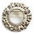 Spilla in metallo Coco Mark di CHANEL con strass Nero Argento - vista 6