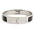 Hermès Click Aneau Armreif Schwarz Silber  - Ansicht 3