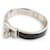 Hermès Click Aneau Armreif Schwarz Silber  - Ansicht 5