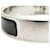 Hermès Click Aneau Armreif Schwarz Silber  - Ansicht 7