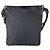 Borsa a Spalla Gucci in Tela e Pelle GG Nero - vista 3