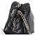 Bolsa de ombro mini bowling Loulou com corrente Saint Laurent - vista 9