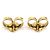 Orecchini My Mix Stud di Louis Vuitton Bianco D'oro - vista 10