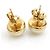 Orecchini My Mix Stud di Louis Vuitton Bianco D'oro - vista 6