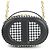 Borsa a tracolla ovale CD Signature di Christian Dior Nero Bianco - vista 3
