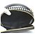 Borsa a tracolla ovale CD Signature di Christian Dior Nero Bianco - vista 5