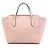 Borsa a mano in pelle per bambini Gucci in rosa beige