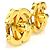 Orecchini a clip in oro Chanel Coco Mark D'oro - vista 2