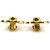 Orecchini a clip in oro Chanel Coco Mark D'oro - vista 5