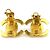 Orecchini a clip in oro Chanel Coco Mark D'oro - vista 7