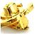 Orecchini a clip in oro Chanel Coco Mark D'oro - vista 9