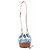Borsa Balloon della collaborazione LOEWE Paula's Ibiza Marrone Blu - vista 17