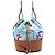 Borsa Balloon della collaborazione LOEWE Paula's Ibiza Marrone Blu - vista 3