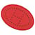 Hermès Hermes Barrette Evelyn PM Rouge Ladue Swift Hair Clip Red Leather