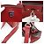 Borsa City Steamer PM Louis Vuitton Rosso - vista 13