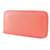 Cartera larga de seda Azap de Hermès Rosa  - vista 2