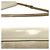 Borsa a spalla in pelle beige Prada - vista 10