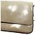Borsa a spalla in pelle beige Prada - vista 8