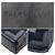 Everyday Borsa tote in pelle nera Balenciaga Nero - vista 5