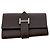 Llave de cuero marrón/marrón oscuro Hermès Castaño - vista 9