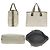 Borsa tote in PVC e pelle beige e bianca Gucci Bianco - vista 3