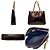 Borsa tote Brentwood Louis Vuitton Bordò - vista 3