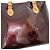 Borsa tote Brentwood Louis Vuitton Bordò - vista 8