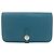 Cartera Larga Dogon GM de Hermès Azul
