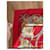 Hermès Foulard di Seta Cavalieri d'Oro Marrone Bianco Rosso Verde Gold hardware  - vista 4