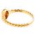 Anello con diamante Christian Dior in oro giallo 18K - vista 3