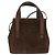 Salvatore Ferragamo Gancini Suede Marrone - vista 2