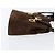 Salvatore Ferragamo Gancini Suede Marrone - vista 3