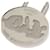 Hermès Charm de candado Cadena Annee Mediterranee en metal Hermes Plata  - vista 3